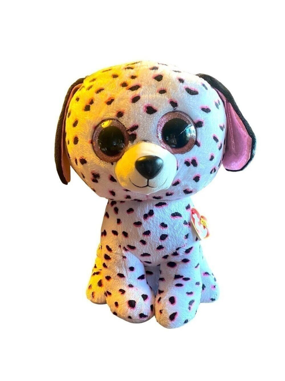 Ty Beanie Boo Georgia the Dalmatian Large 16” Stuffy - Picture 1 of 6